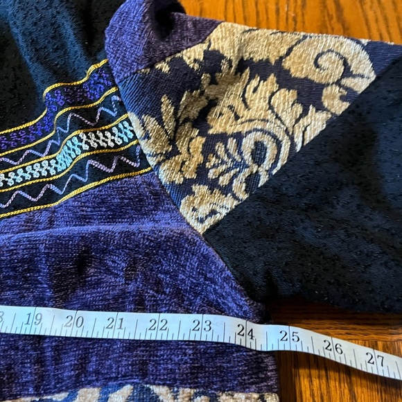 Indigo Moon Size 1X Jacket Patchwork - Picture 7 of 8